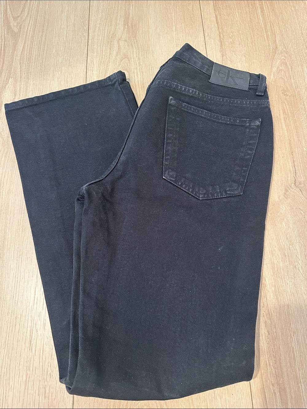 Vintage Calvin Klein High Waisted Straight Black Jeans